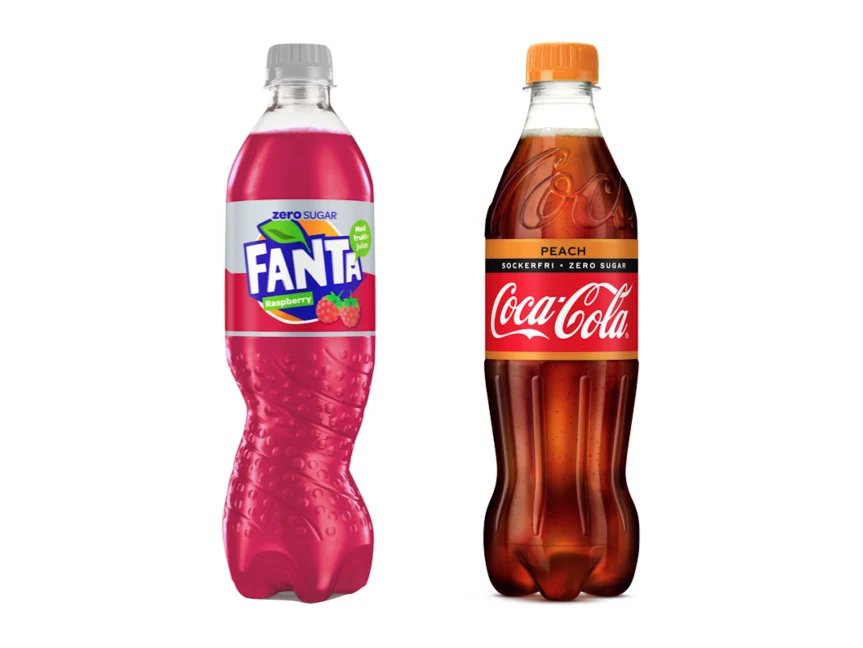 Vårens sockerfria nyheter från Fanta och Coca-Cola